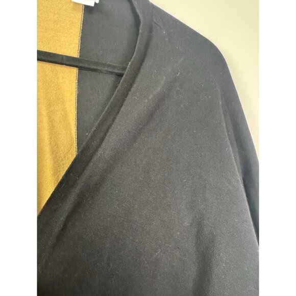 Chicos Women L/XL Colorblock Dolman Cardigan Neutral Soft Office Minimalist Chic - Picture 6 of 10